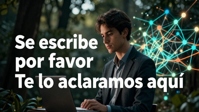 Se escribe porfavor o por favor Te lo aclaramos aquí 5 Ilustración académica sobre lenguaje y conocimiento