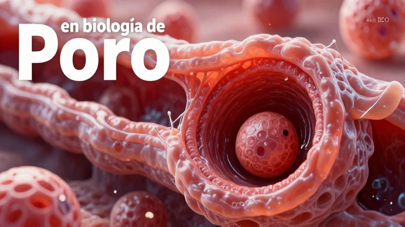 Poro: Estructura celular vital para la biología