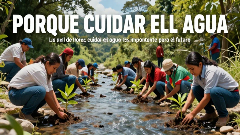 Porque cuidar el agua es importante para el futuro 5 Comunidades mexicanas cuidan el agua para el futuro