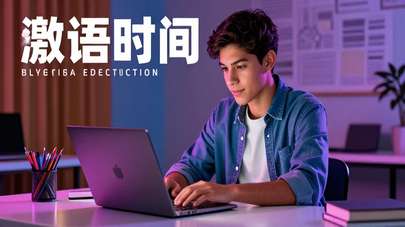 Joven mexicano estudia con estilo profesional y moderno