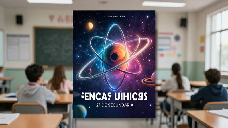 Diseña una portada de física de secundaria vibrante