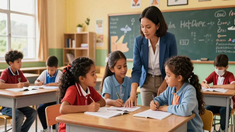 Educadores y padres fomentan vidas activas en la primaria