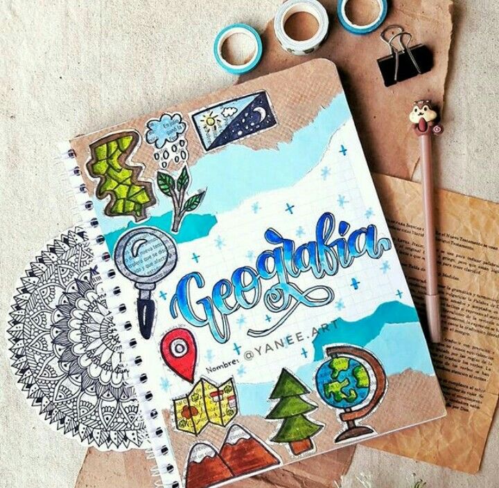 portadas de geografia para secundaria apuntes destacados
