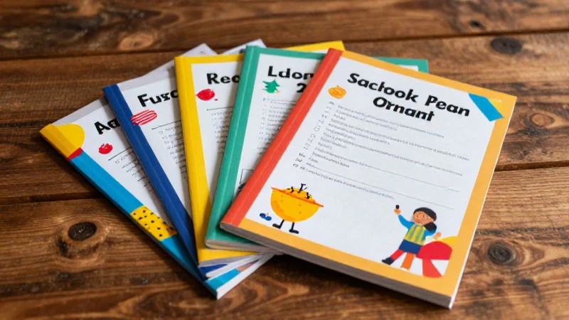 Fondos educativos de alta calidad en un escritorio rústico