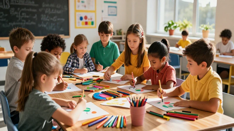 Portadas trimestrales originales: ideas creativas para primaria 4 Niños creativos diseñan con arte vibrante