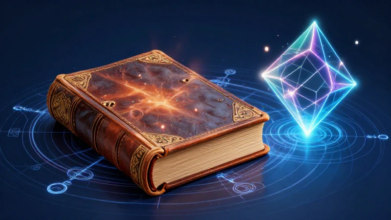 Posterior: Definición y Concepto de sus Usos Posteriores 3 Ilustración digital de libro antiguo y hologramas futuristas