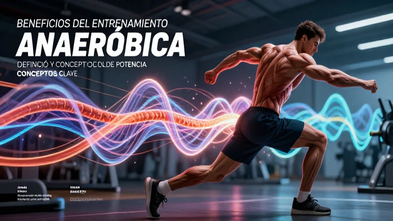 Entrenamiento anaeróbico: beneficios y conceptos clave