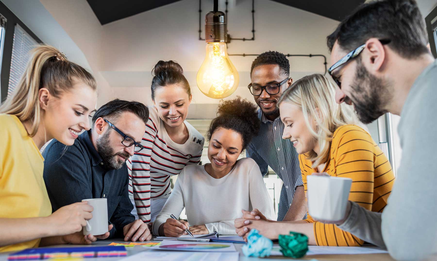 potencia el exito y la colaboracion con grupos de personas
