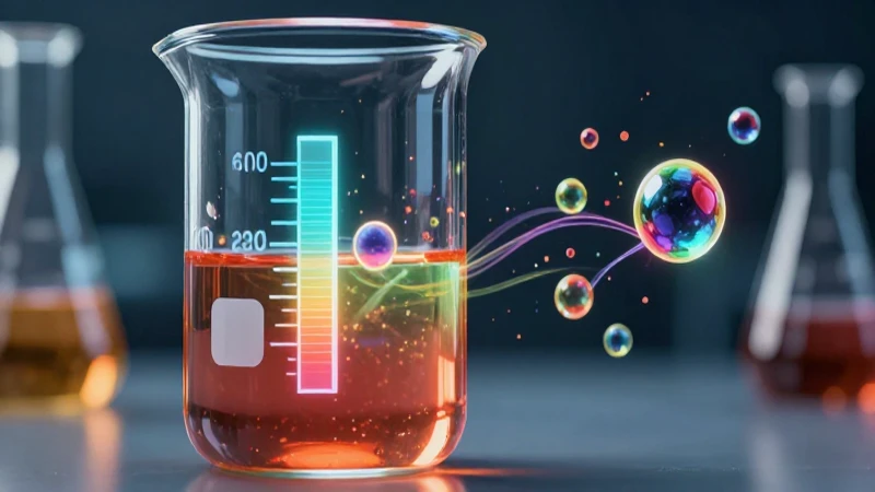 Experimento químico vibrante y detallado