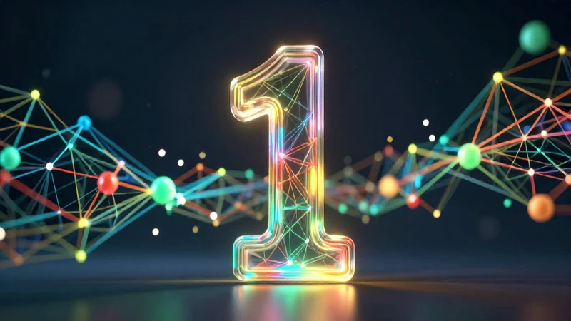 Potencias con bases iguales: Conoce sus sorprendentes propiedades 7 Abstract render de un uno brillante y geométrico