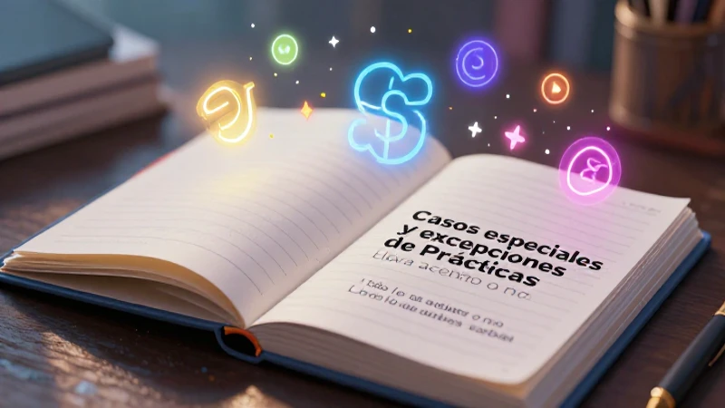 Prácticas: Lleva acento o no Todo lo que debes saber 5 Ilustración digital académica vibrante y detallada