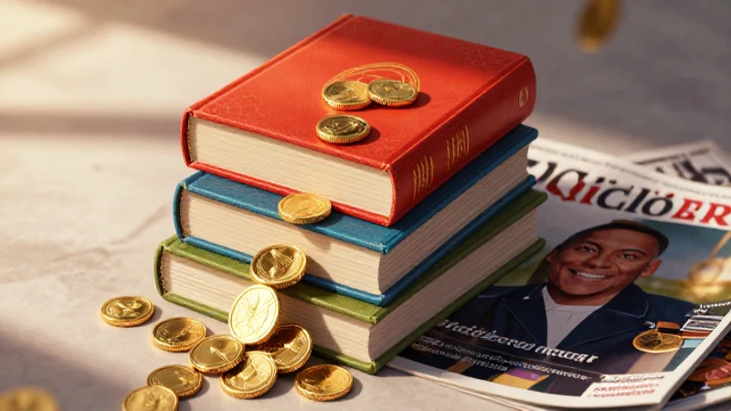 Ahorra dinero: libros de texto de segunda mano al mejor precio 6 Textos antiguos y monedas doradas bajo luz mexicana