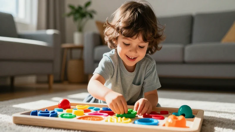 Preescolar: Actividades Divertidas para Aprender en Casa 6 Niño alegre jugando con colores bajo luz natural