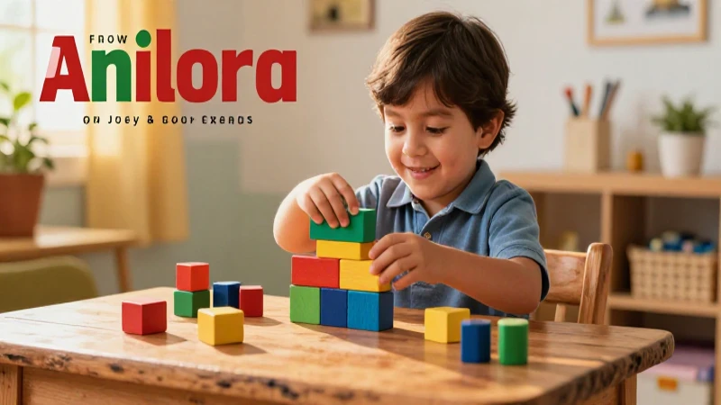 Preescolar: Actividades Divertidas para Aprender en Casa 3 Niño mexicano feliz construyendo con bloques en casa