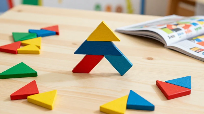 Tangram de madera para preescolar