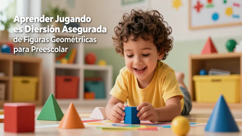 Aprender con formas es diversión segura para niños