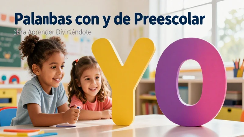 Niños aprenden letras Y y O de forma divertida