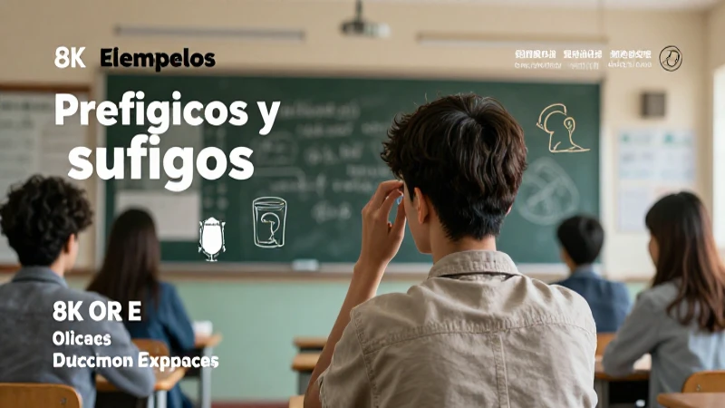 Prefijos y sufijos crean palabras en español