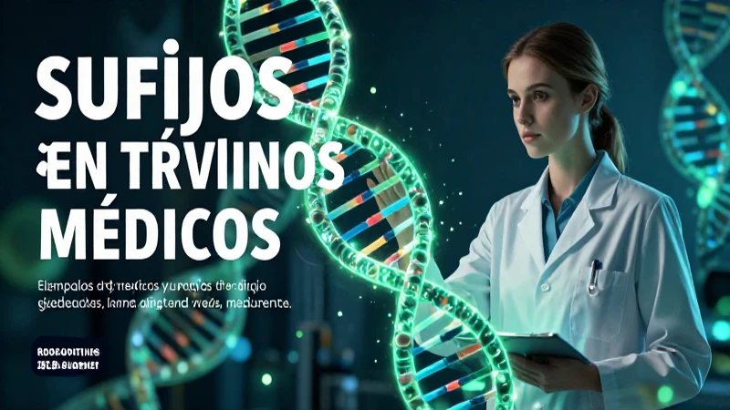 Lista de prefijos, sufijos y diseño médico