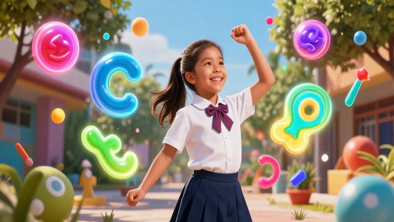 Estudiante mexicano vibrante, arte educativo dinámico