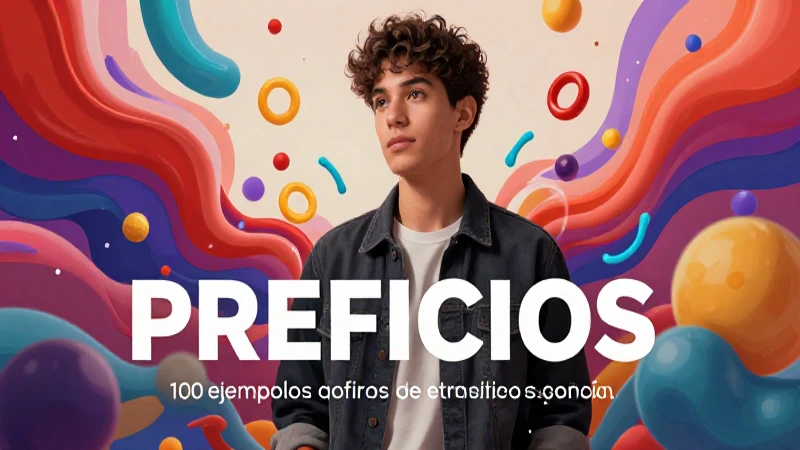 Solicitud de 100 ejemplos de prefijos y sufijos