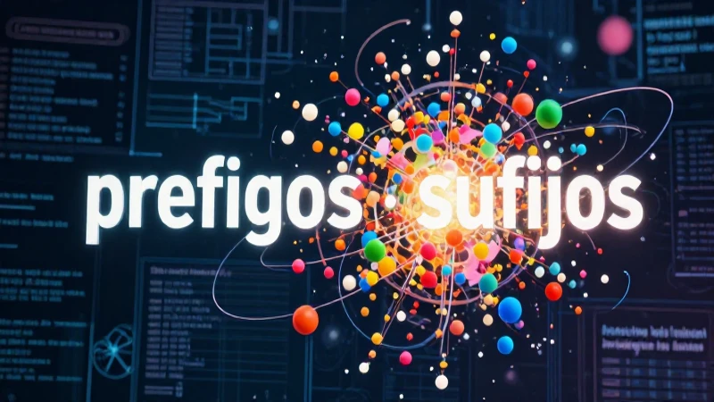 Solicito cien ejemplos visuales de prefijos y sufijos
