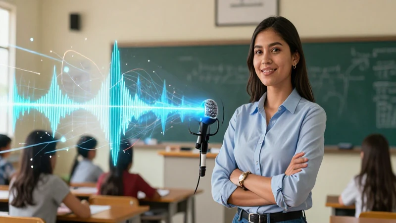 Maestro mexicano dinámico en aula moderna