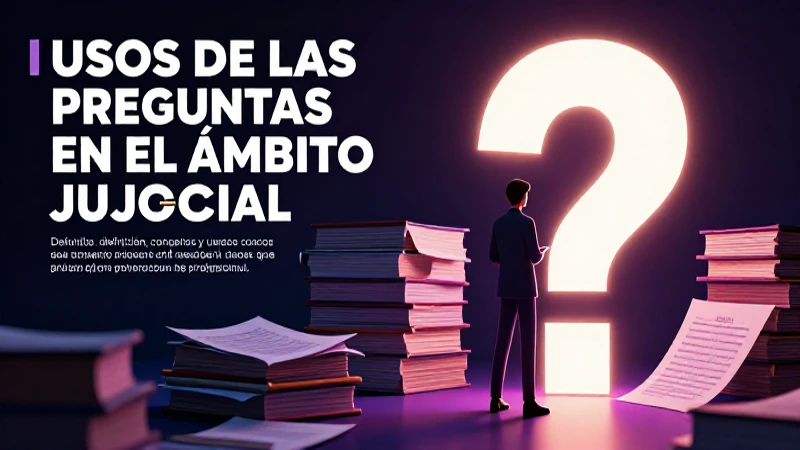 Preguntas legales definen y aplican el derecho