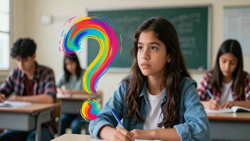 Estudiante mexicano curioso y pregunta vibrante