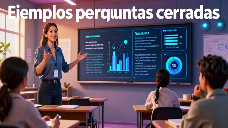 Visual educativa: 50 ejemplos de preguntas cerradas
