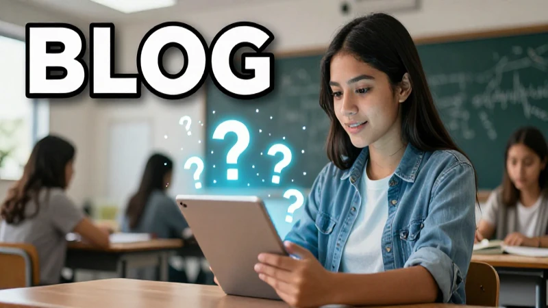 Estudiante mexicano resolviendo dudas educativas con tecnología