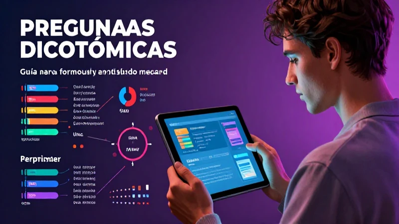 Guía dicotómica para encuestas profesionales