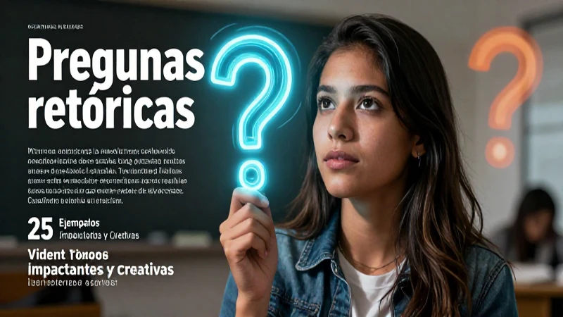 Preguntas retóricas efectivas: características y ejemplos