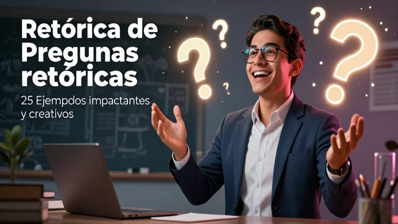 Ejemplos de preguntas retóricas y retrato moderno