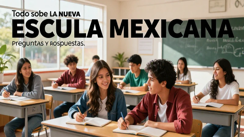 Todo sobre la Nueva Escuela Mexicana