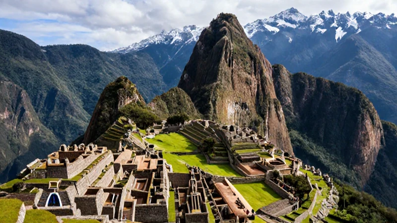 Inca regio en imponente entorno andino