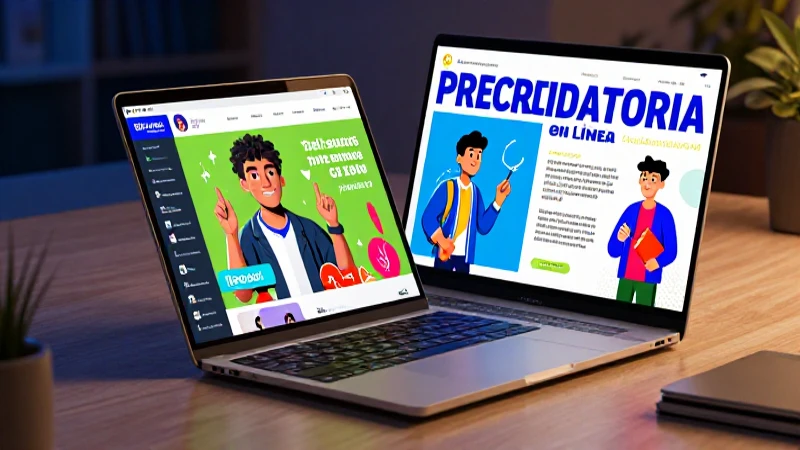 Inscripción en línea para estudiantes de preparatoria