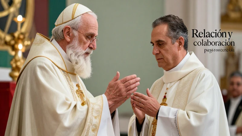 Colaboración pastoral entre obispo y presbítero