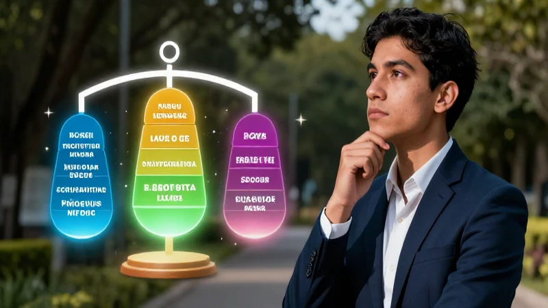 Estudiante mexicano decide sus prioridades educativas