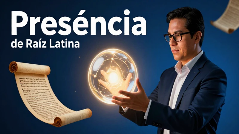 Origen latino, significado y concepto de presencia