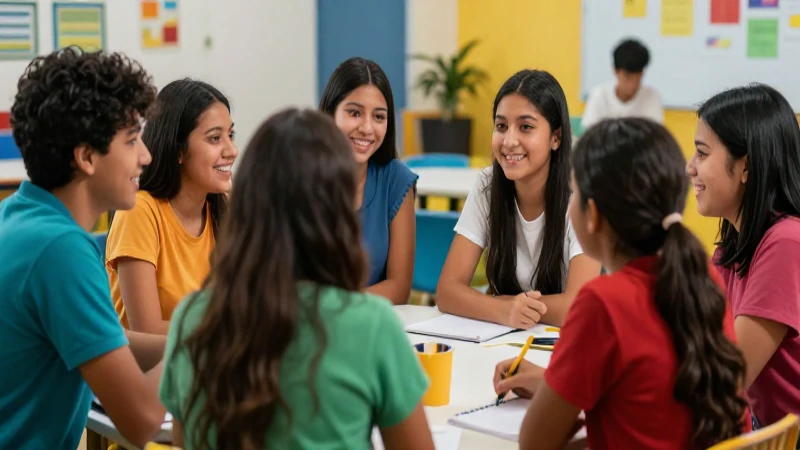 Estudiantes diversos debaten en México con luz profesional