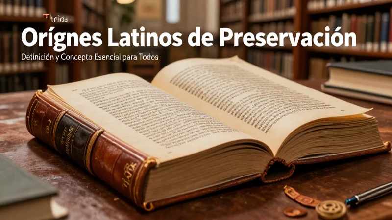 Definición académica histórica de origen latino