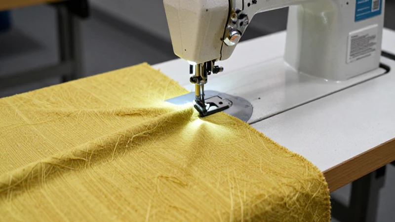 Prêt-à-porter: Definición, concepto y su influencia actual 5 Máquina de coser y tela orgánica en acción