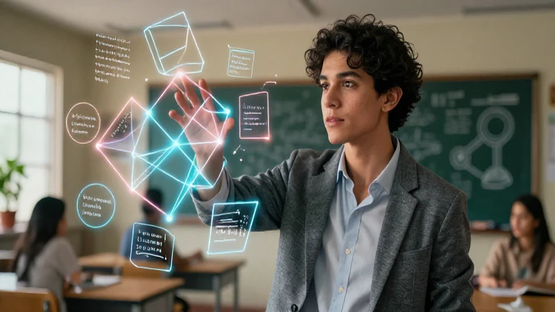 Joven experto en español con estructuras lingüísticas abstractas