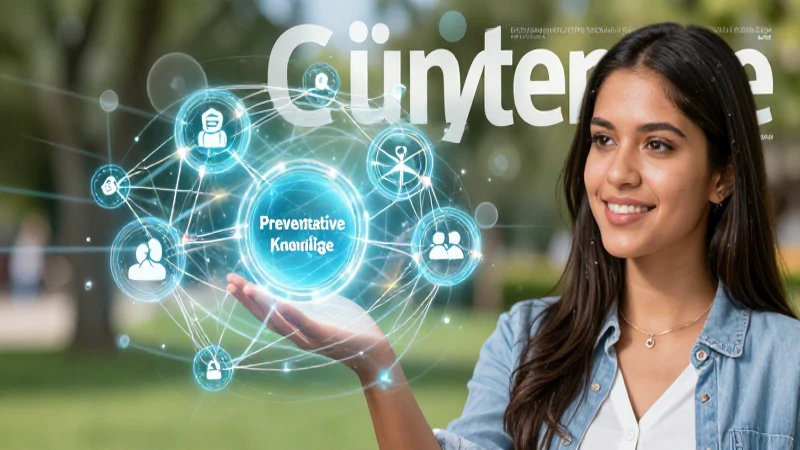 Prevención: Definición y Concepto Clave en Bienestar 9 Académica moderna ilustra conocimiento en estética mexicana