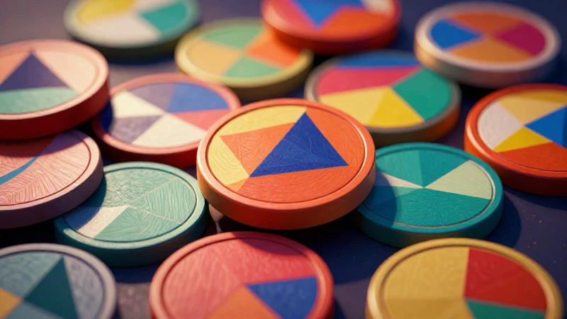 Primitivas: Definición, características y sus diversos usos 5 Diseño de tokens geométricos con estilo vibrante