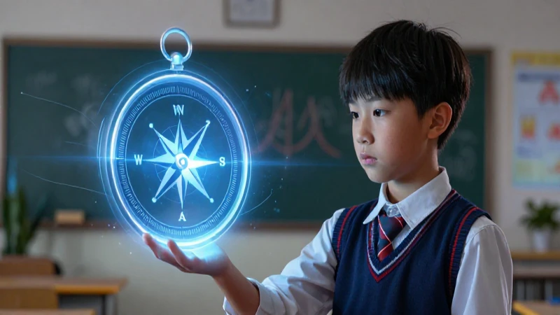 Principio: Ejemplos, Valores y Más sobre Principios 8 Estudiante reflexiona con brújula ética luminosa