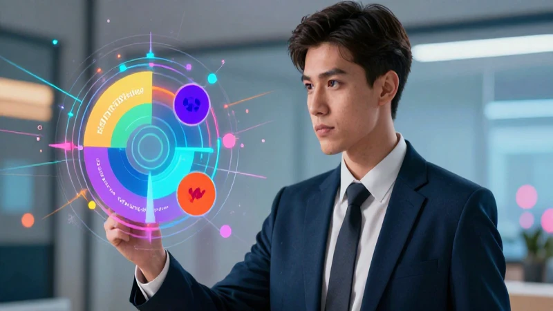 Profesional enfocada en prioridades clave visuales