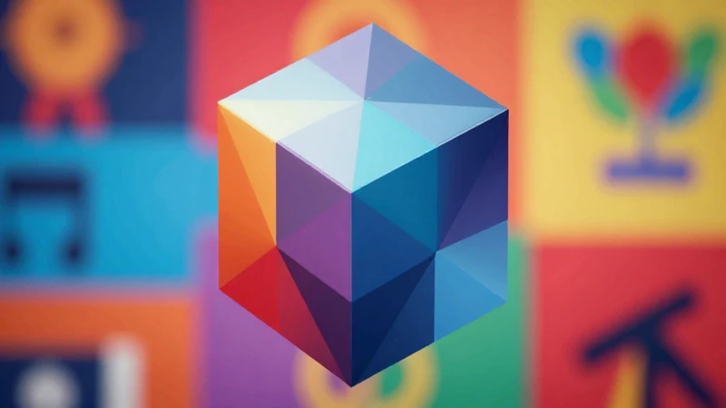 Prisma geométrico moderno para educación en México