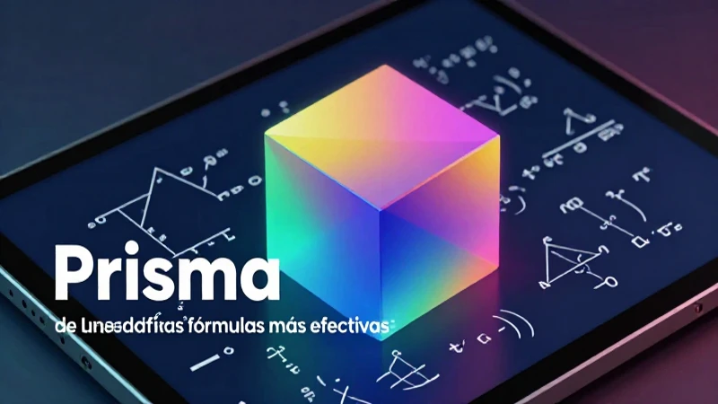 Prisma ofrece guía visual para fórmulas matemáticas